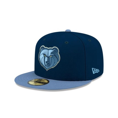 Sapca New Era Memphis Grizzlies NBA Two Tone 59FIFTY Fitted - Albastri